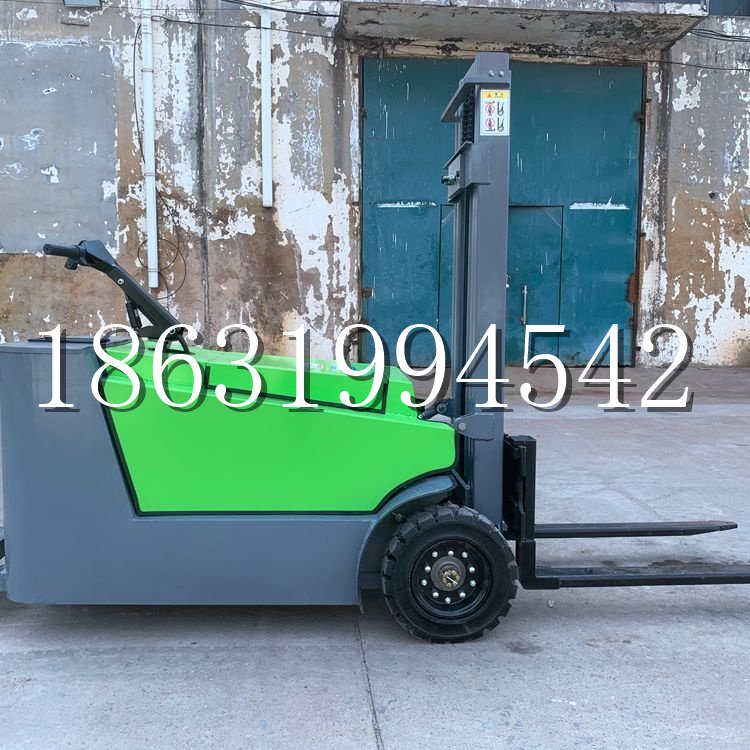 喀什市小型电动叉车1吨2吨步行站驾式电瓶堆高充电装卸车液压升降车铲车